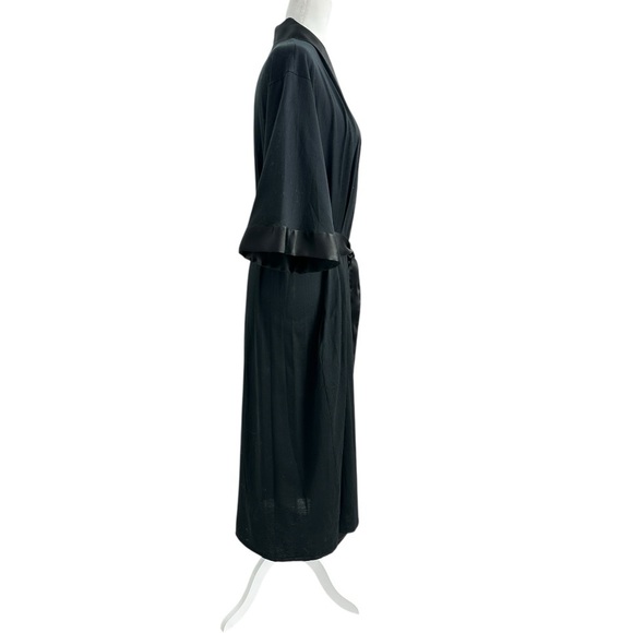 Hanro Long Women’s Robe Black - Picture 4 of 10